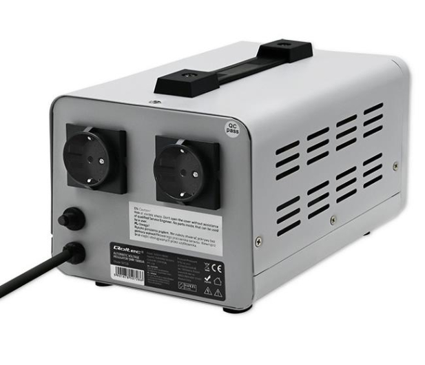 Qoltec Automatyczny stabilizator napięcia AVR PRO 1000VA 3% - 1092379 - zdjęcie 5